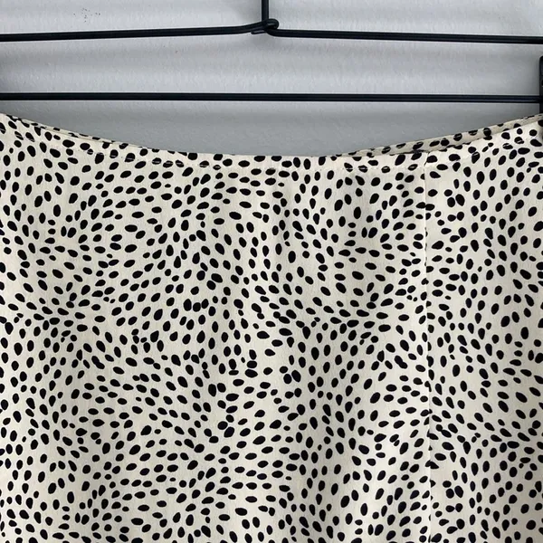 Primark Knee Length Leopard Print Skirt Women’s Size 6 Small Tan Black Office - Image 2