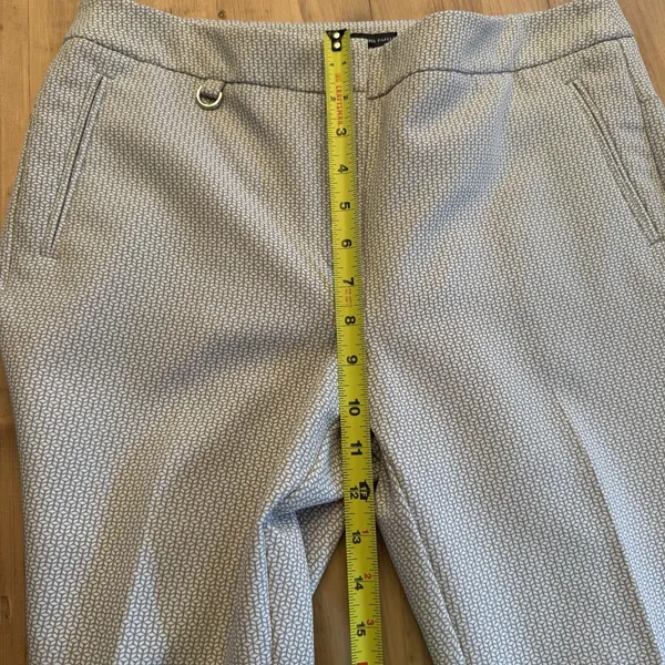 Adrianna Papell Taupe‎ Geo 1 Printed Kate Fit Dress Pants Size 10 - Image 8