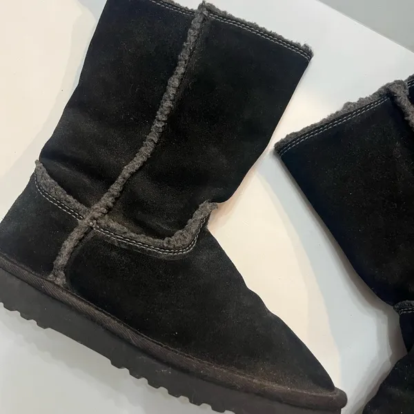 AMERICAN EAGLE winter suede boots Sherpa lined size 9‎ - Image 2