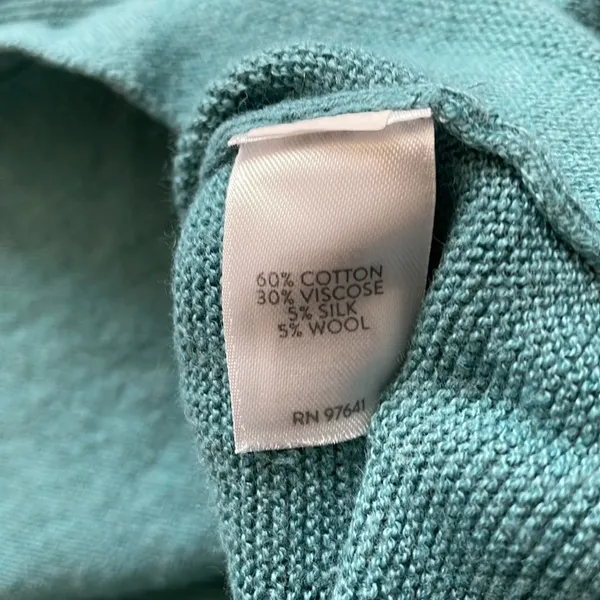 Pure Jill | wool blend sweater top size small Blue - Image 5