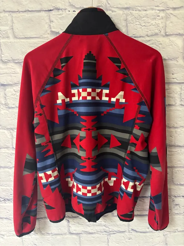 Lauren Ralph Lauren Active Puffer Fleece Jacket With Native Print Womens Size XL - Image 10