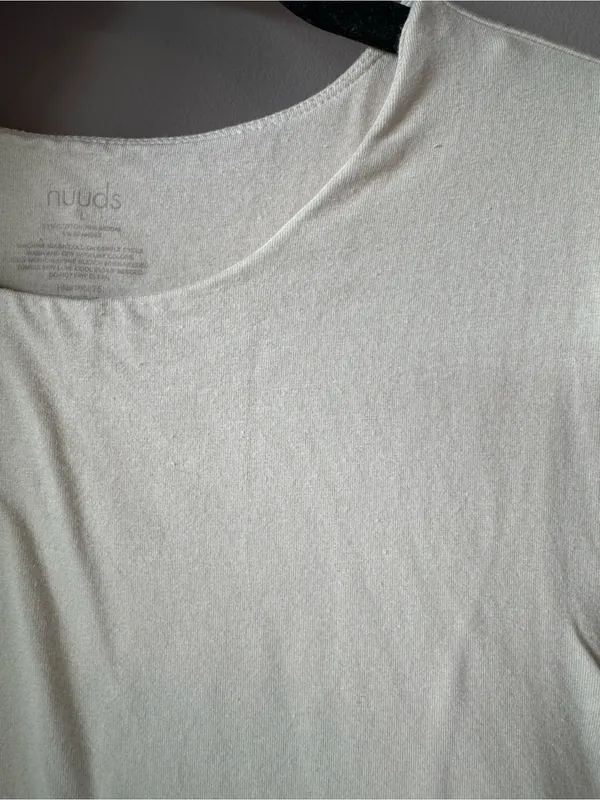 Nuuds Nude High Neck Cotton Modal Spandex Blend Thong Bodysuit Size Large - Image 7