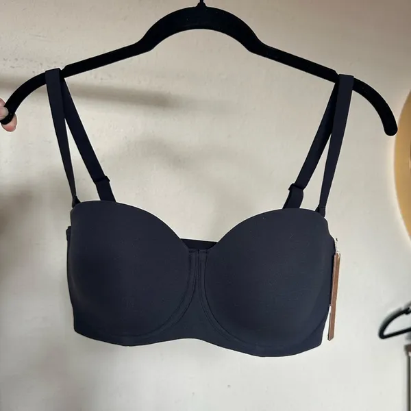 NWOT SKIMS Fits‎ Everybody Strapless Convertible Bra Onyx size 32DDD - Image 3