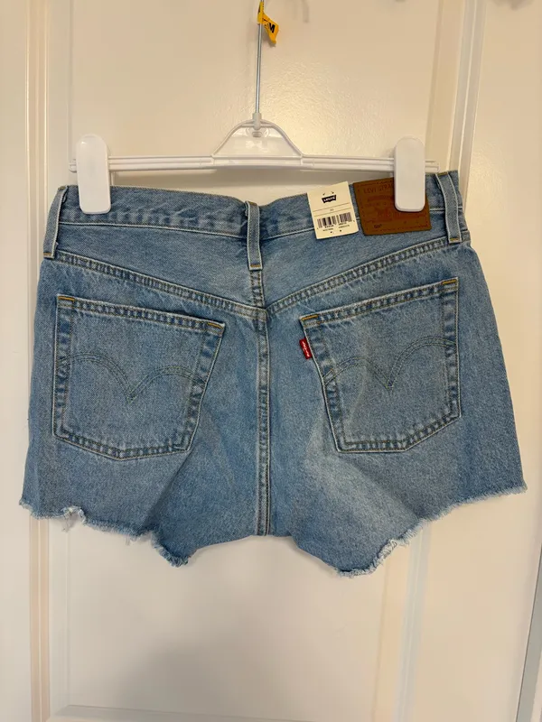 Levi’s 501 Denim Shorts High-Rise - Image 2
