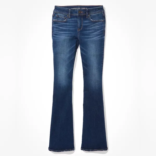 American Eagle Low-Rise Kick Bootcut Jean Size 8 Regular - Image 4