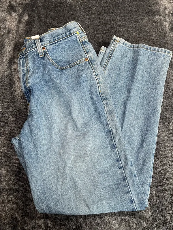 Cinch Men’s Jeans 34x32 Light Wash Straight Leg Western Cowboy Denim - Image 2
