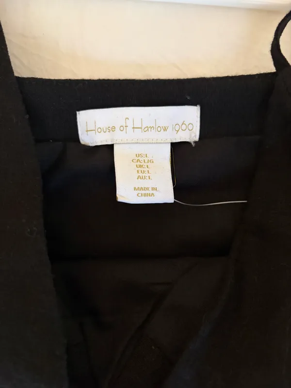 House of Harlow 1960 Midi Dress Linen Blend - Image 2