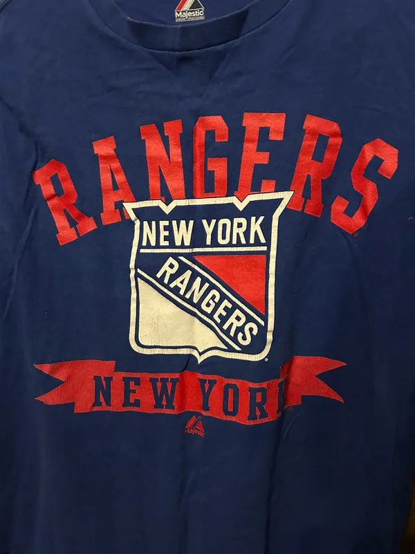 Rangers Majestic New York Shirt - Image 2