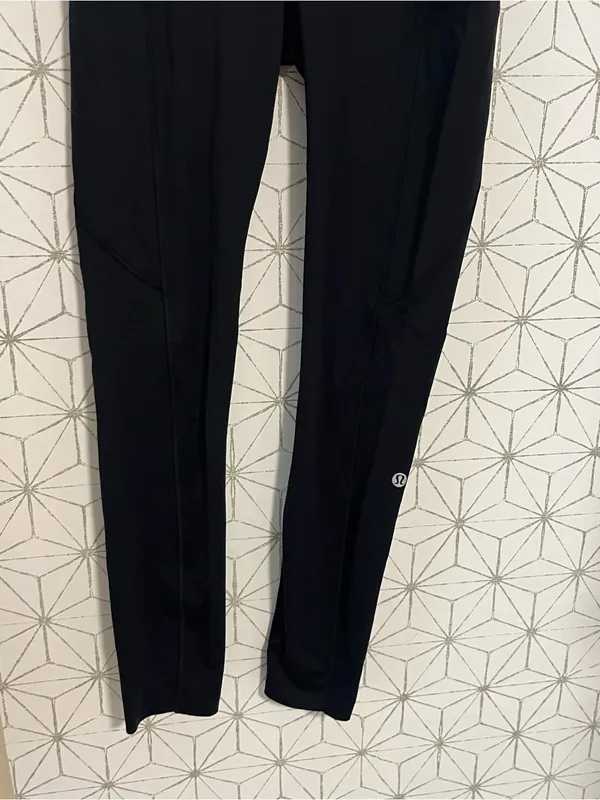 Lululemon Fast & Free 7/8 Tight II *Nulux 25" Black - Image 5