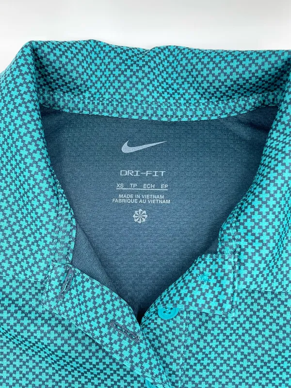 Nike Women's Dri-Fit Victory Sleeveless Golf Polo Tank Size XS Bright Spruce - Image 4