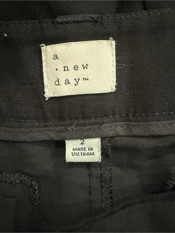 A New Day Wide-Leg Black Dress Pants - Image 3