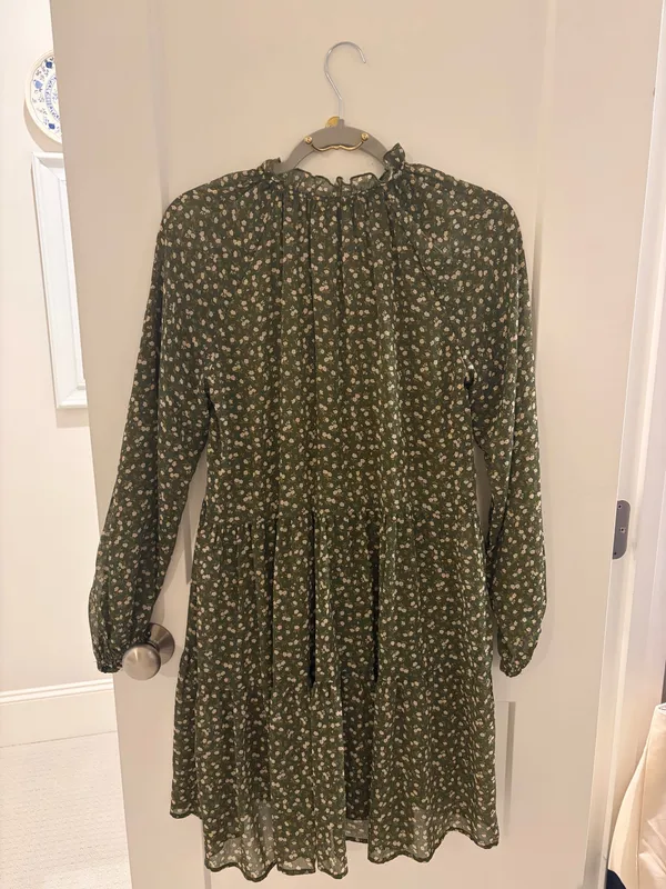 Lark + Grey Mini Dress Green Size M - Image 3