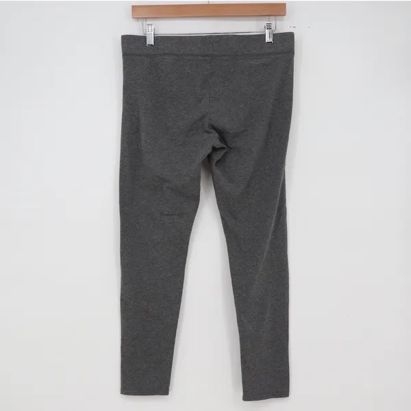 Aerie Leggings Womens L Chill Play Move Grey Cotton Stretch Excellent - Image 4