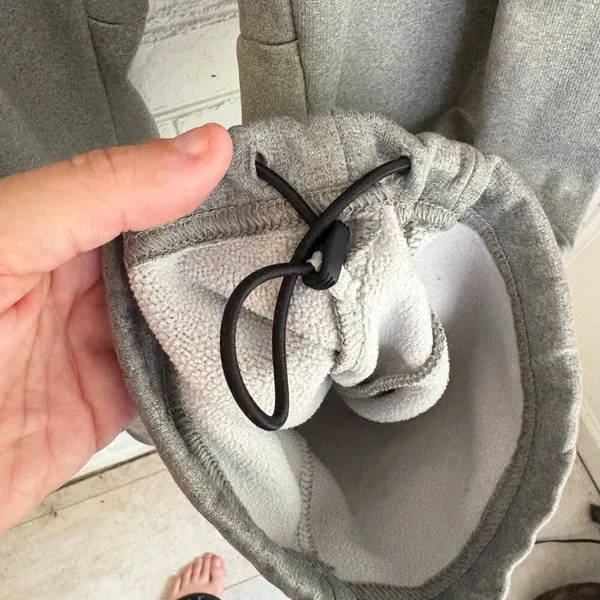 Nike Therma-Fit Light Grey Inner Drawstring Sweatpants Pockets SZ XL Athleisure - Image 7