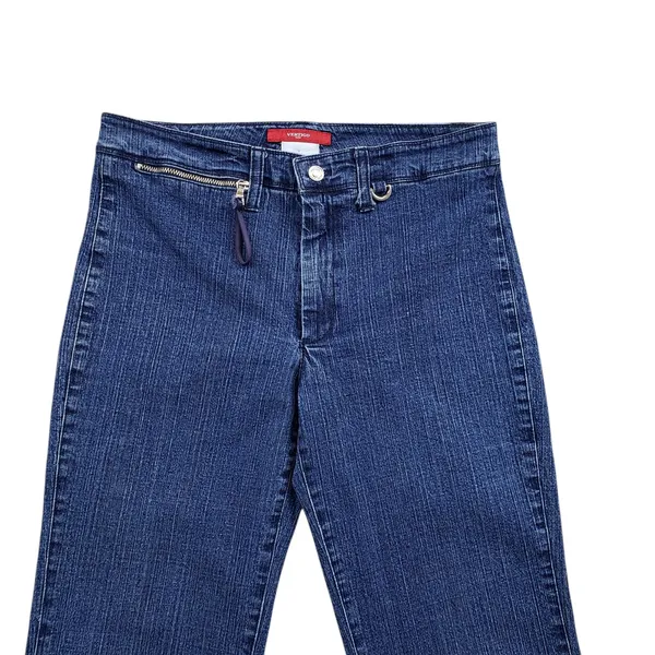 Vintage Vertigo Paris Bootcut Jeans Womens Size 4 Denim France Y2K - Image 3
