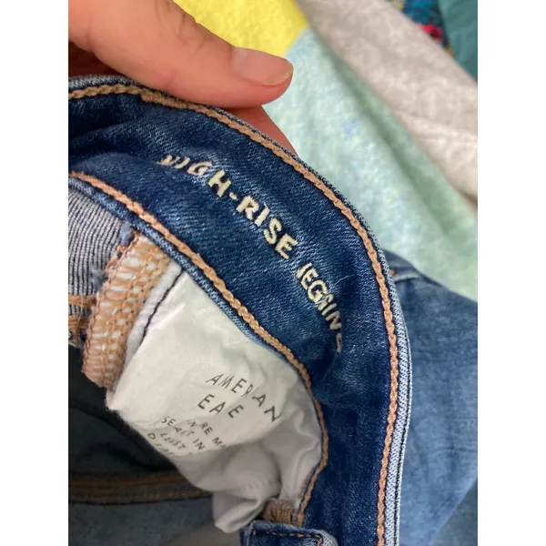 American Eagle Next Level Stretch High Rise Jegging Size 00R - Image 5
