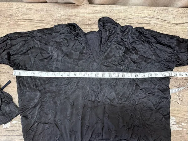 Johnny was black embroidered hoodie‎ size medium - Image 5