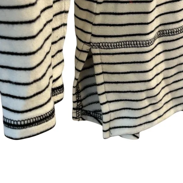 Liz Claiborne Weekend Women's Cowl‎ Neck Striped Sweater Black Size L - Image 3