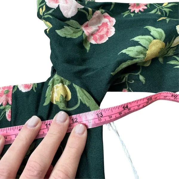 NEW Reformation Sigmund Long Sleeve Crepe Midi Dress Belvedere Floral - Image 10