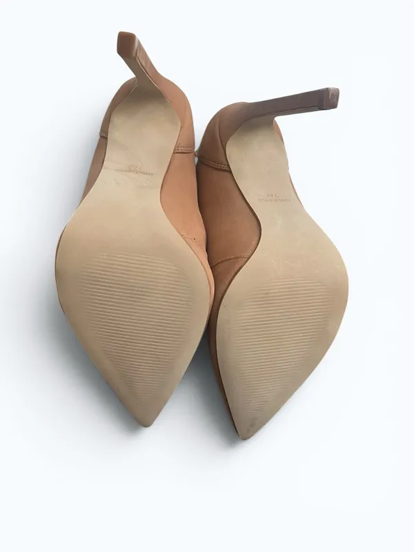 Steve Madden Prazed Caged Pumps Sand Nubuck NWT Sz 7 - Image 5