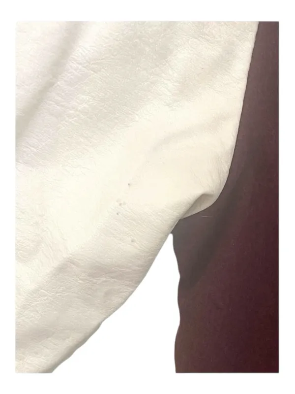 PacSun ࿊ DFW Varsity Patchwork Faux Leather Jacket ࿊ Burgundy ࿊ Men S ࿊ Women M - Image 12