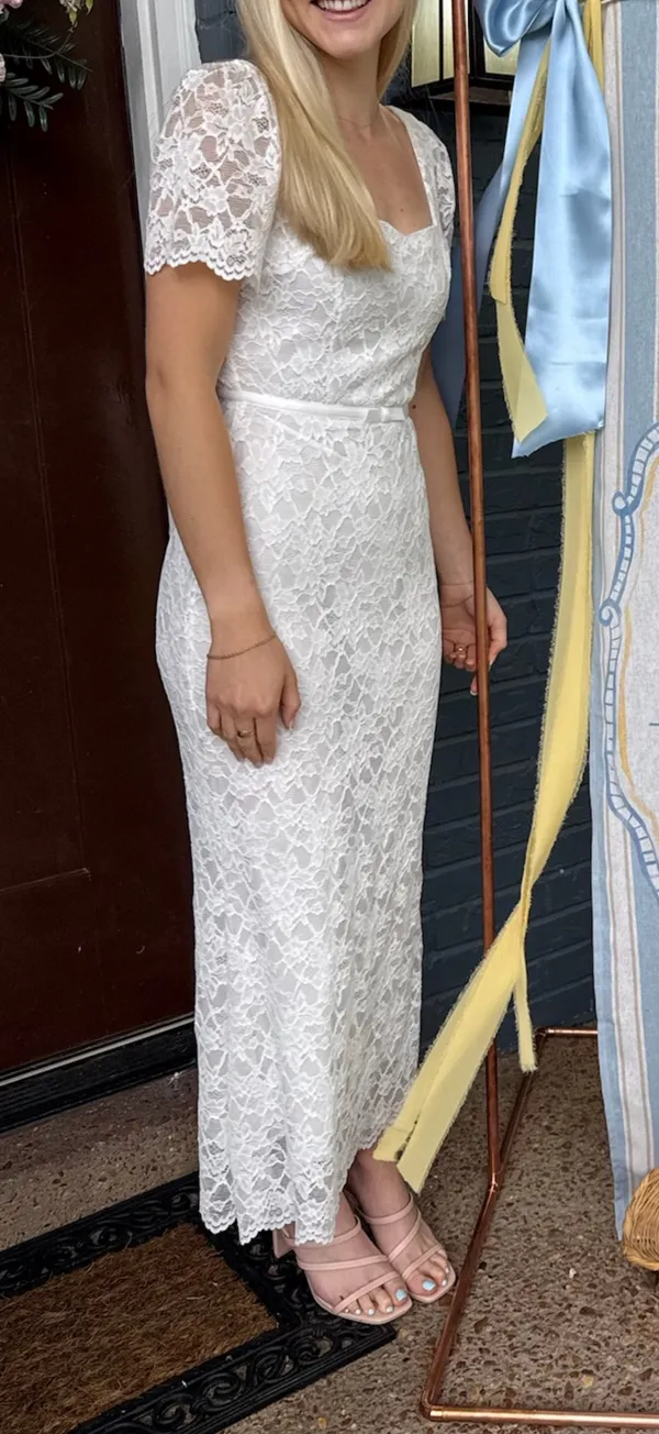 Nsr White maxi dress - Image 2