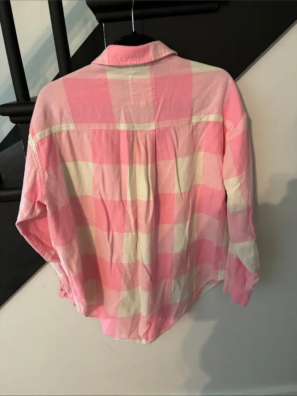 Aerie plaid flannel button down shirt - Image 3