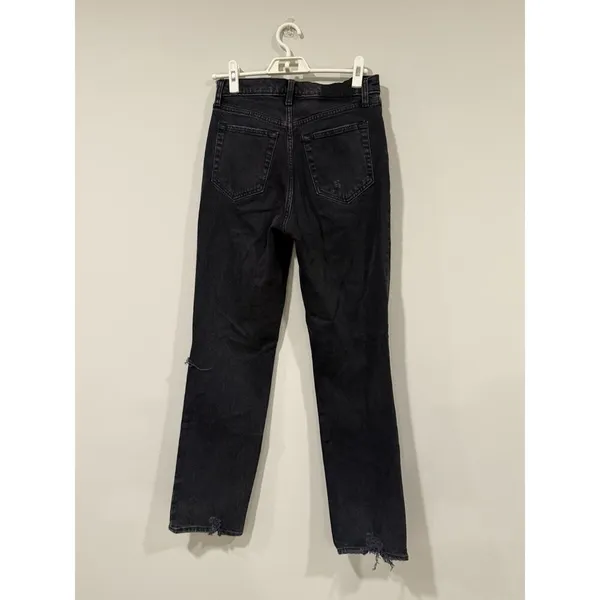 Abercrombie & Fitch Womens the 90s Straight Ultra High Rise Jeans 27/ 4R 2402 - Image 6