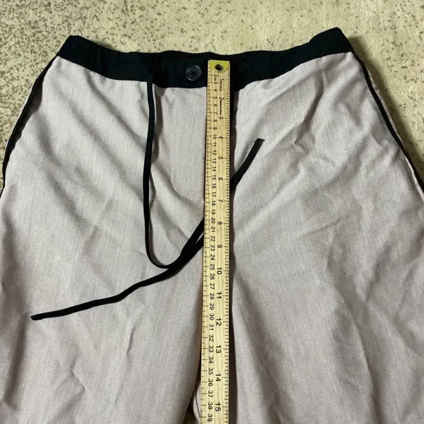ASOS‎ DESIGN Minimalist Womens Light Pink Wide Leg Side Stripe Trousers Size S - Image 5