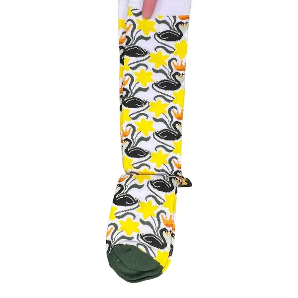 OwlCrate A Treachery of Swans Slouchy Socks - A. B. Poranek January 2026 YA Item - Image 4