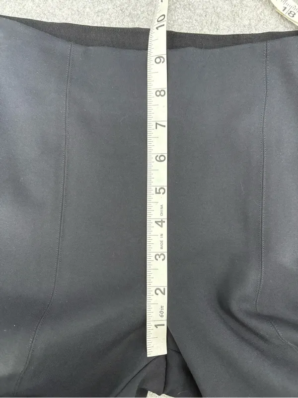 Quince Ultra-stretch Ponte Pintuck Ankle Pants Black size small 27” inseam - Image 15