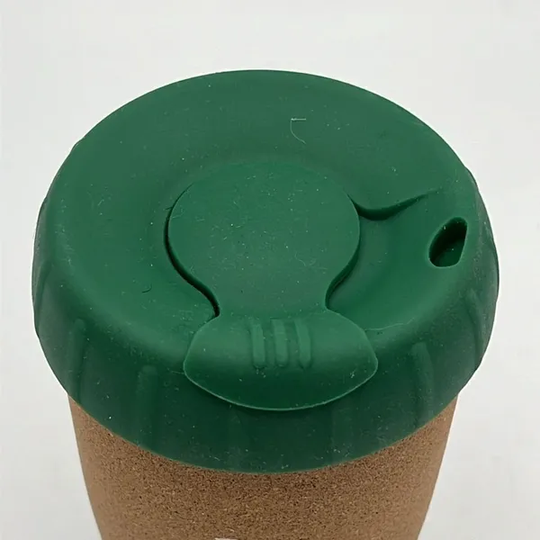 Arbonne glass‎ cup with lid D1 Green - Image 3