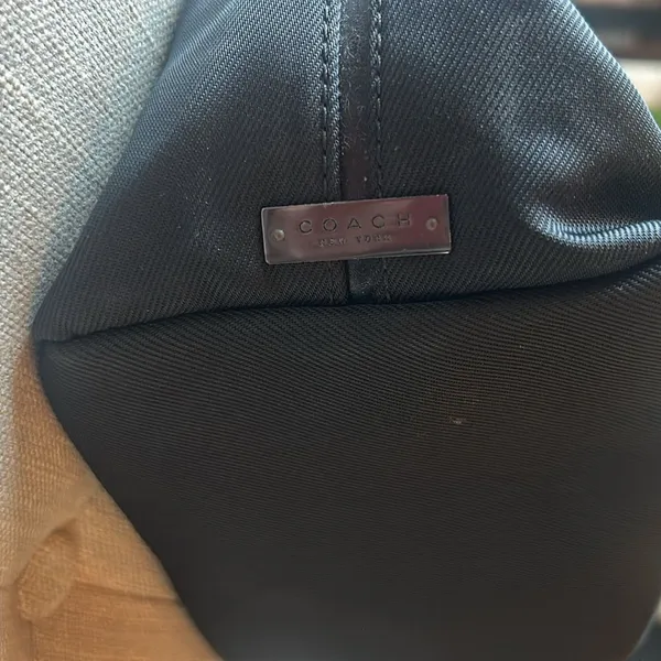 Coach Black Nylon Hobo Purse - Image 4