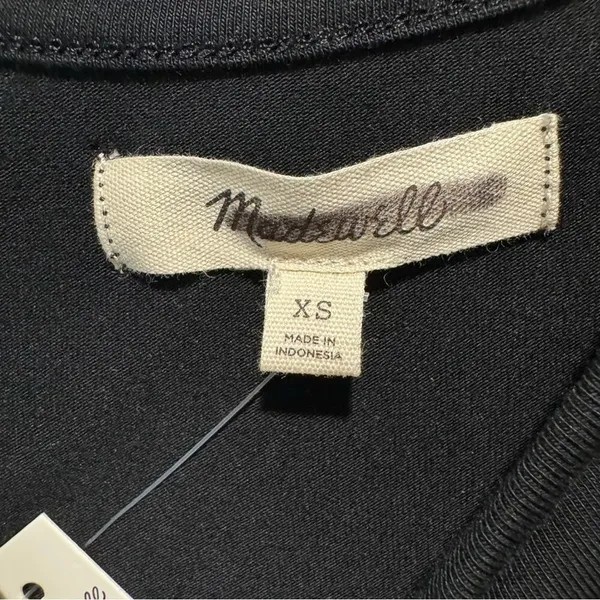NWT Madewell‎ Tank Thong Bodysuit NO414 Minimalist Stretch XS Black - Image 5