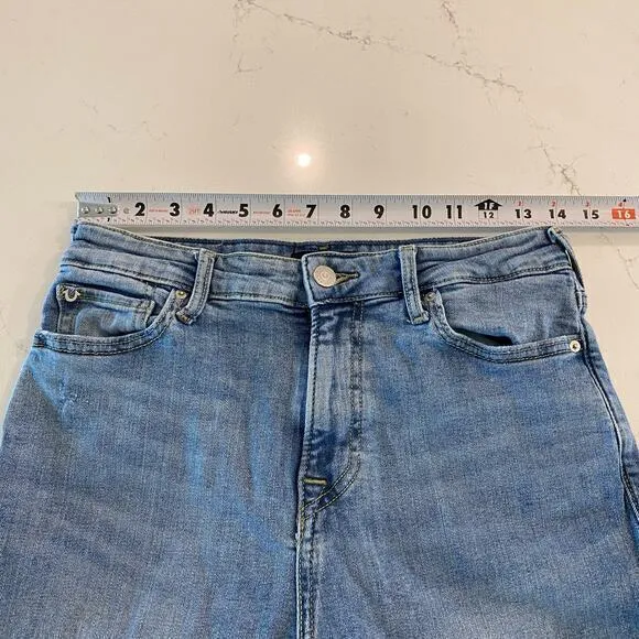 True Religion‎ Starr mid rise cropped straight Jeans size 29 - Image 8