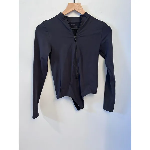 Skims Soft Smoothing Seamless Long Sleeve Bodysuit Eclipse M NWT SOLD OUT - Image 4