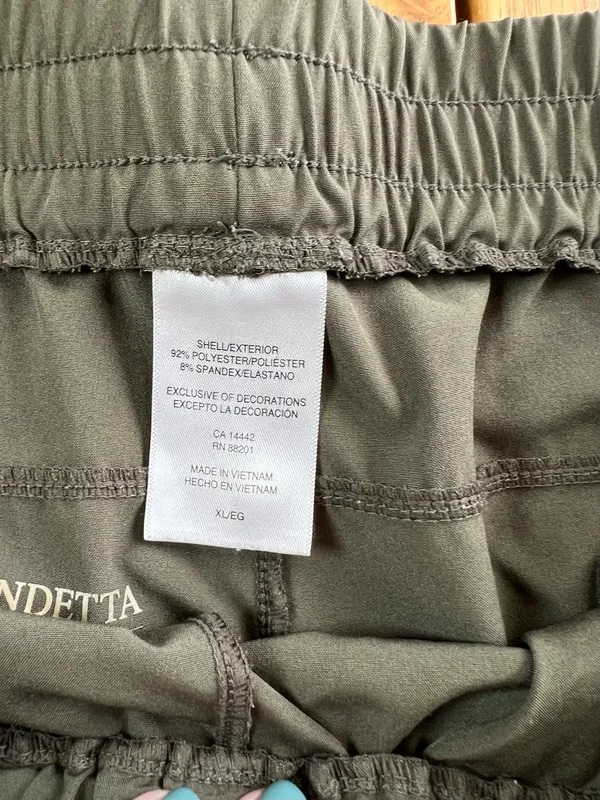 Mondetta Performance Luxury Olive Green Athletic Shorts Women’s XL - Image 4