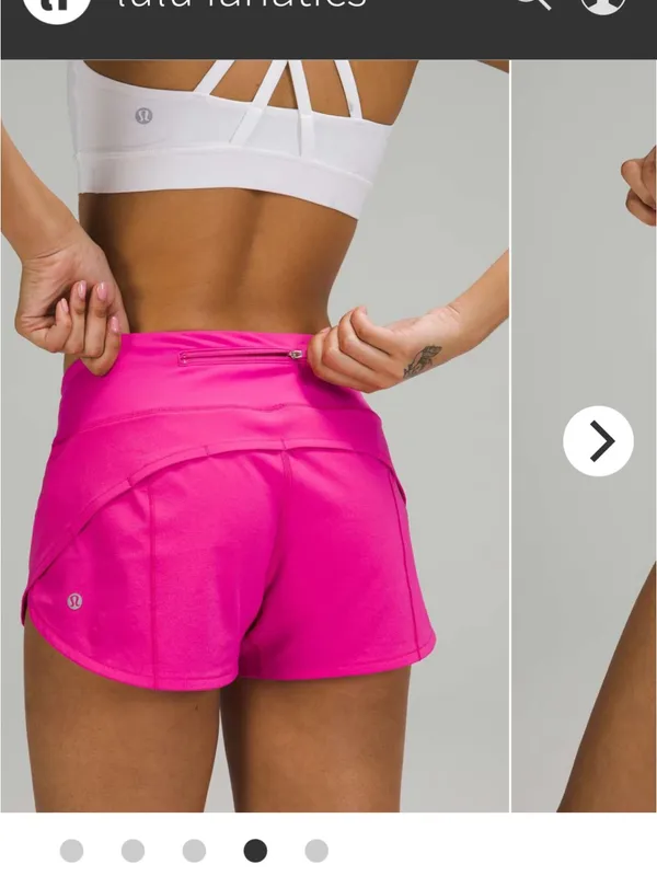 Lululemon Speed Up Low-Rise Short 2.5" sizes 4 - Image 3