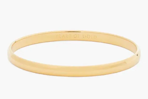 Kate Spade Heart Of Gold Idiom Bangle Bracelet - Image 2