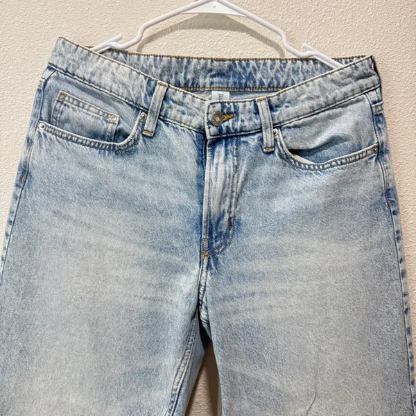 Women's Light Blue Baggy Jeans - Image 2
