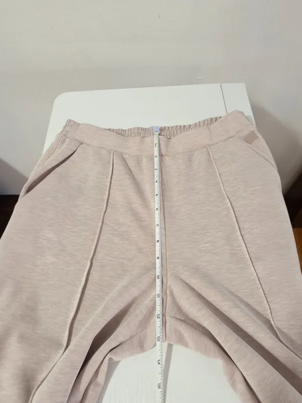 Victoria's Secret VSX Featherweight Knit Wide-Leg Pant -Taupe - Size M -27197374 - Image 6