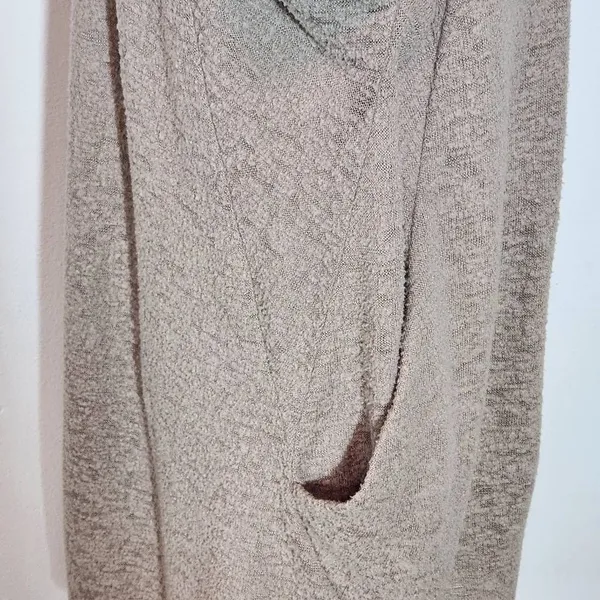 Silence + Noise Brown Distressed Open Knit Cardigan Size Small Tan Cardigan - Image 5