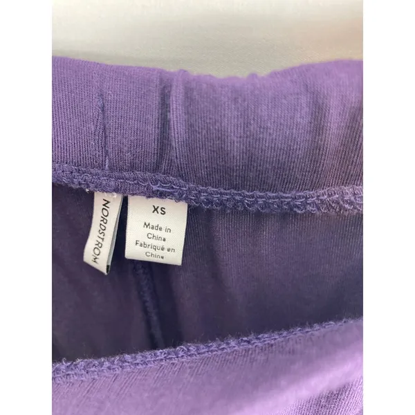 Nordstrom brand purple pajama sweatpants - Image 2