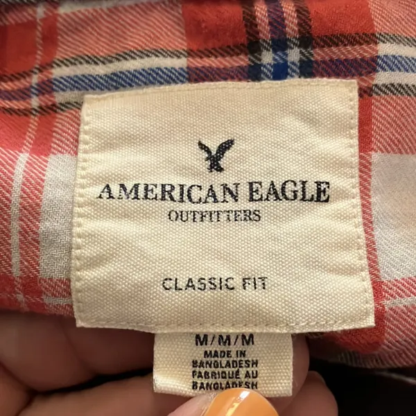 American Eagle 🎉4 for $20 Seriously Soft Classic Fit Flannel, Medium - Image 8