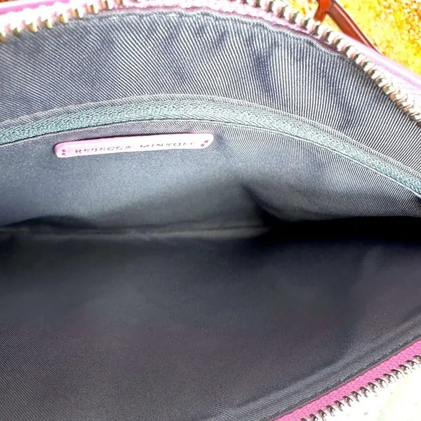 Rebecca Minkoff Girl Power Leather Zip Pouch Clutch - Light Orchid Pink - Image 11