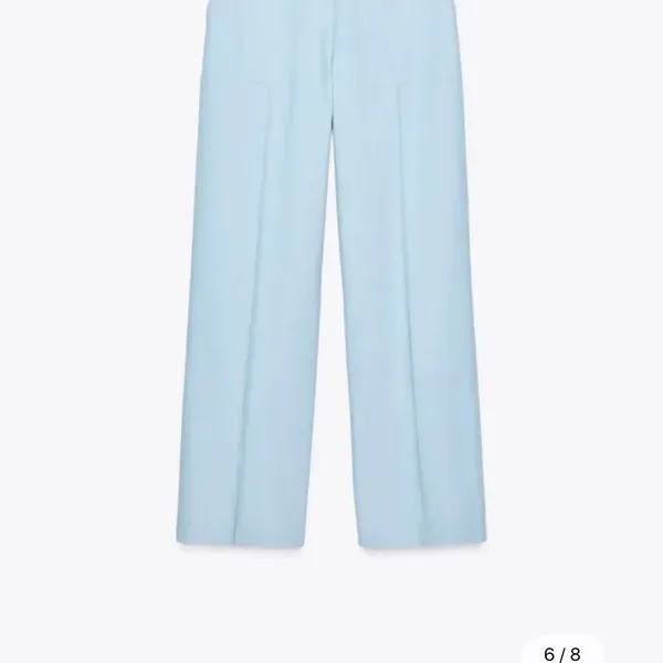 Zara Straight-cut trousers with a metal button 3444/133/403 size small S - Image 4