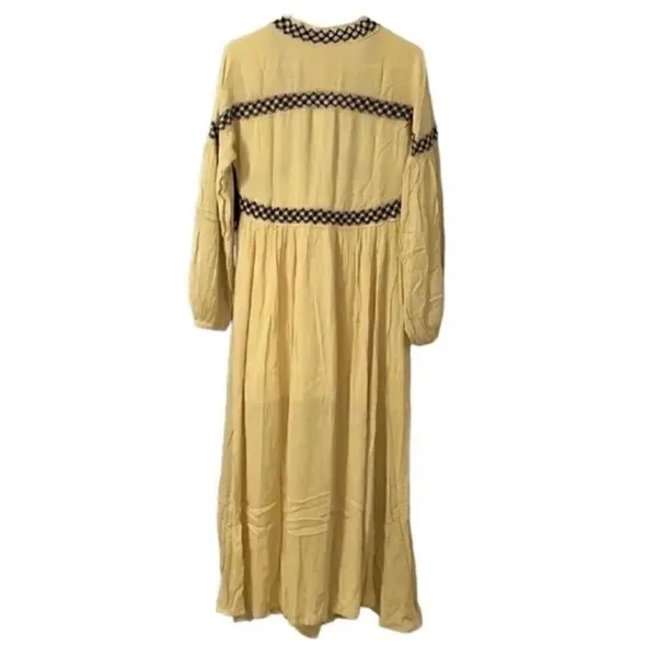 Raga Yellow LongSleeve Oversized Maxi Dress(Size Small) - Image 6