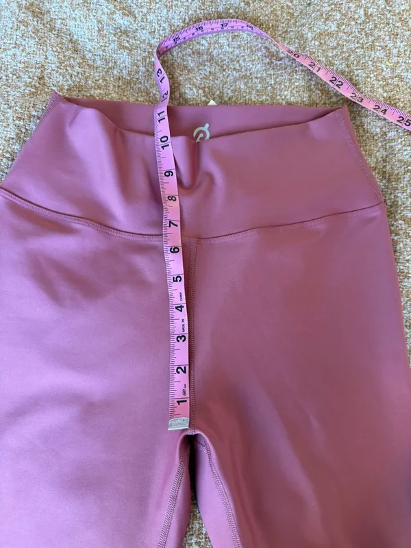 NEW Peloton Solid Flex Leggings Pink‎ Activewear Workout Gym Cycling Pants NWT - Image 7