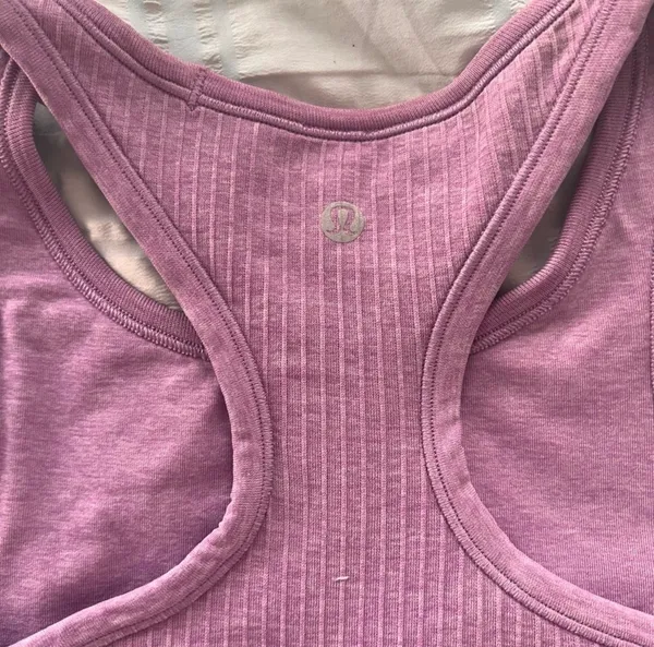 Ebb to Street Racerback Crop Tank Wisteria Purple - Image 5