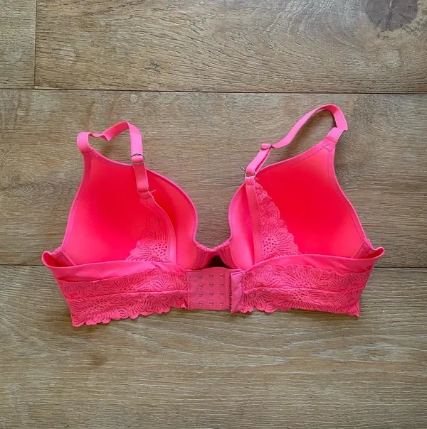aerie Real Sunnie Full Coverage hot pink bra 🌷 - Image 2
